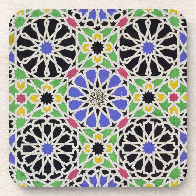 Porta-copo Pavimento de mosaico no vestuario da sultão (Frente)