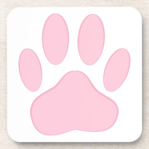 Porta-copo Pawprint Rosa