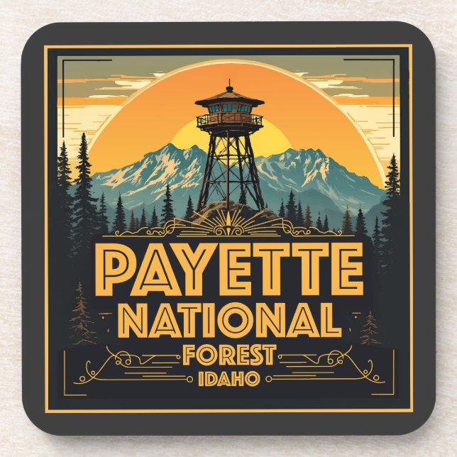Porta-copo Payette National Forest Idaho (Frente)