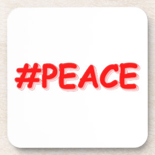 Porta-copo "#PAZ" Design. Comprar Agora
