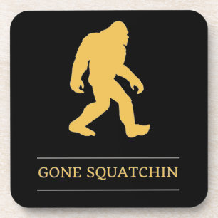 Porta-copo Pé Grande Engraçado Desaparecido Sasquatch