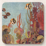 Porta-copo Peixe-anjo no Coral, Peixe Tropical Antigo no Ocea<br><div class="desc">Ilustração antiga de vida marinha,  peixe-anjo tropical nadando em um recife de coral. Coloque seu equipamento de mergulho,  nade com os peixes e viaje sob a água até o fundo do mar azul profundo!</div>