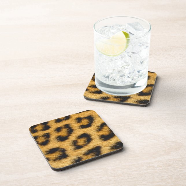 Porta-copo Pele-leopardo (Lado Direito)