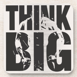 Porta-copo Pense grande - motivação do Bodybuilding