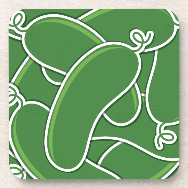 Porta-copo Pepino fungo (Frente)