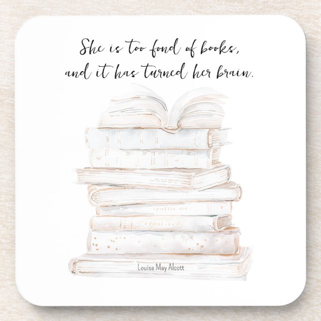 Porta-copo Pequenas Mulheres Humorosas Registram Uma Citação (Frente)