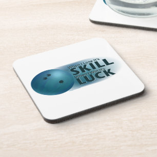 Porta-copo Perder Skill Ganha Boliche Sorte Azul