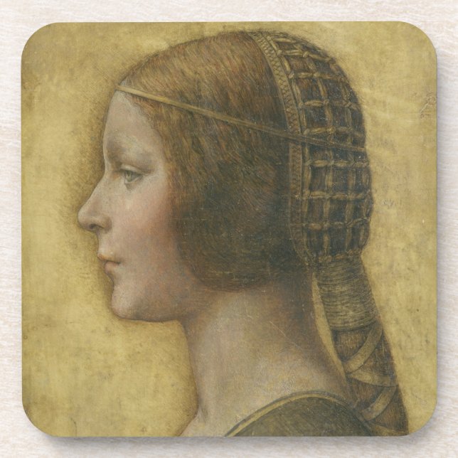 Porta-copo Perfil de uma noiva nova (Frente)
