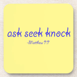 Porta-copo perguntar Busca de Bíblia de toque Personalizar