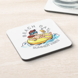 Porta-copo Personagem de desenho animado no Dia da Praia no A