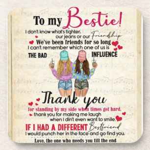 Porta-copo Personalizado Para Minha Bestie