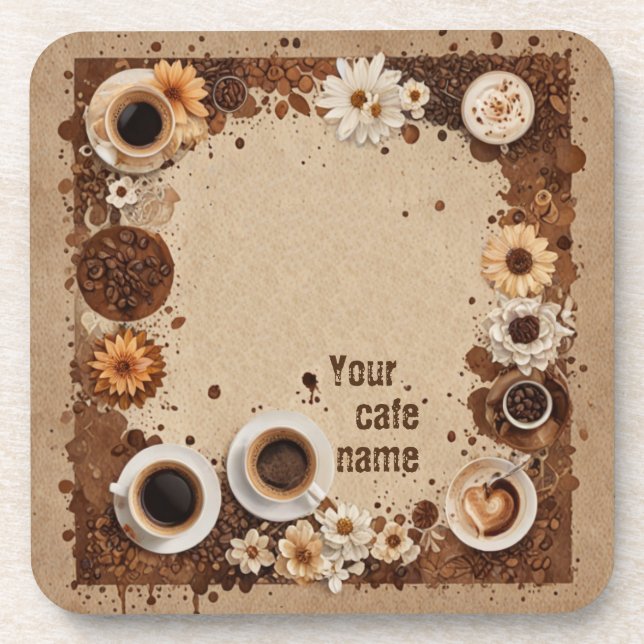 Porta-copo Personalizar café (Frente)