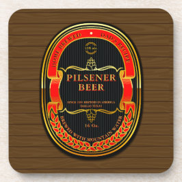 Porta-copo Personalizar o Dourado Russo Vermelho Negro