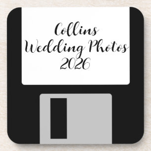 Porta-copo Personalize Fotos de Casamento Suporte de Disco Fl