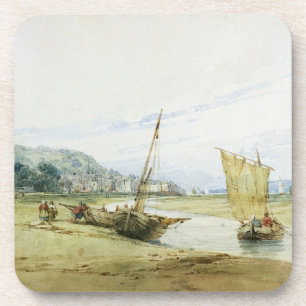 Porta-copo Perto de Honfleur, c.1822 (w/c sobre a grafite no