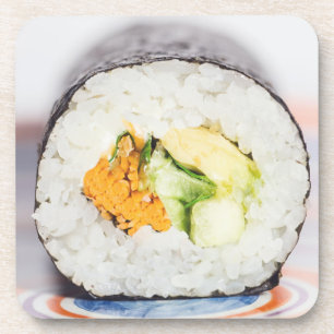 Porta-copo Pescado e arroz