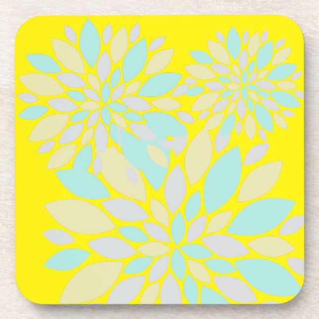 Porta-copo Pétalas de Flor Cor Pastel Mágico (Frente)