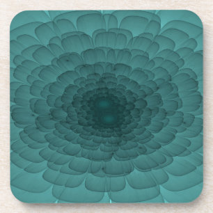 Porta-copo Pétalas em Teal