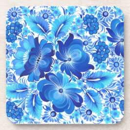 Porta-copo Petrikivka Ukrainian traditional folk art..