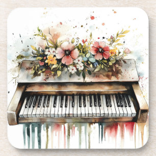 Porta-copo Piano Keys Mixed Floral Buquê Bepra Coaster