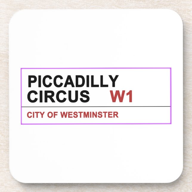 Porta-copo Piccadilly Circus London (Frente)