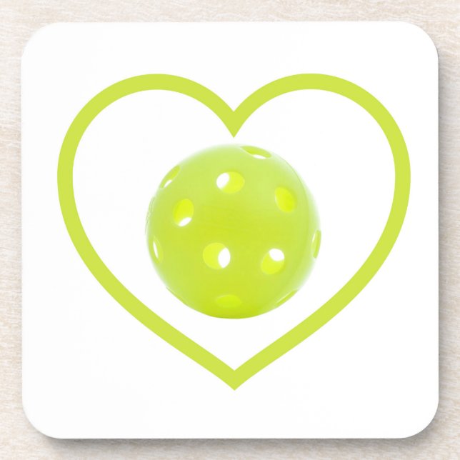 Porta-copo picleball amava bola amarela (Frente)
