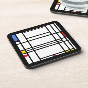 Porta-copo Piet Mondrian, Composição 10