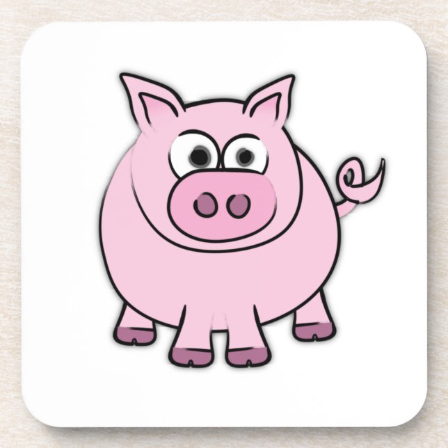 Porta-copo Piggy Throw (Frente)