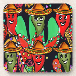 Porta-copo Pimentões Cinco de Mayo