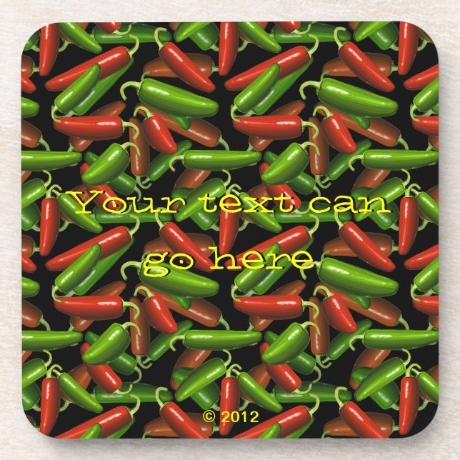 Porta-copo Pimentos Chili (Frente)