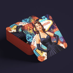 Porta-copo Pin-up Retro Las Vegas