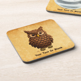 Porta-copo Pine Cone Owl