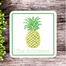 Porta-copo Pineaaple Amarelo de pré-disquete personalizado