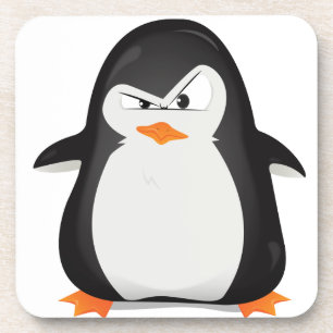 Porta-copo Pinguim irritado