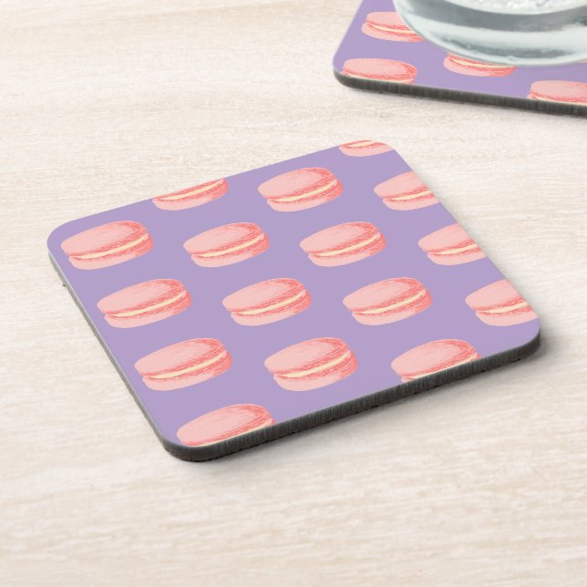 Porta-copo Pink Macaroons (Left Side)