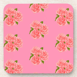 Porta-copo Pink roses