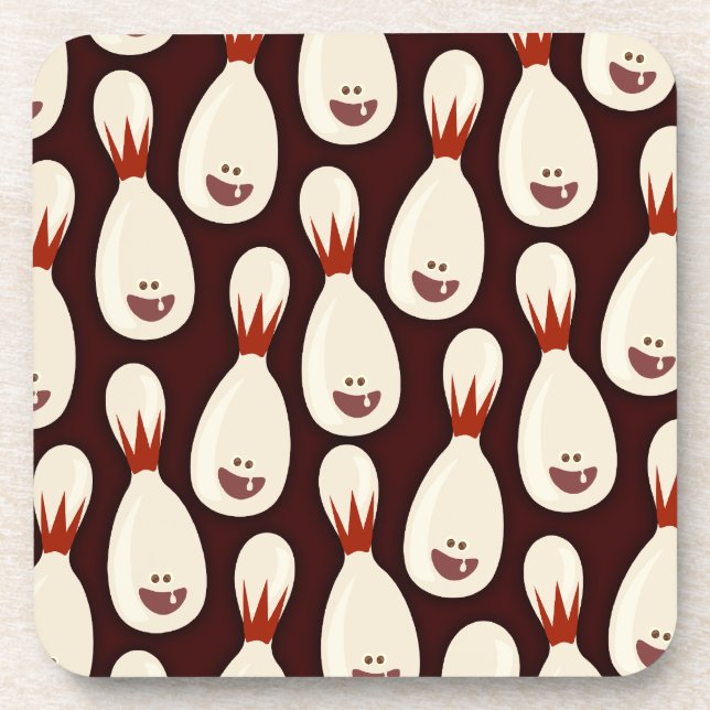 Porta-copo Pins de Boliche de Saucy (Frente)