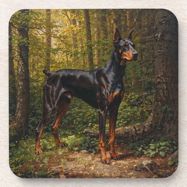 Porta-copo Pinscher Dobermann (Frente)