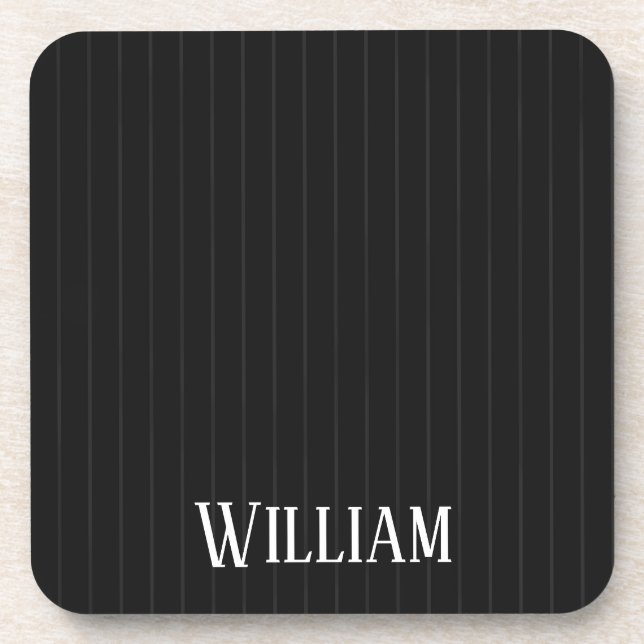 Porta-copo Pintas pretas personalizadas (Frente)