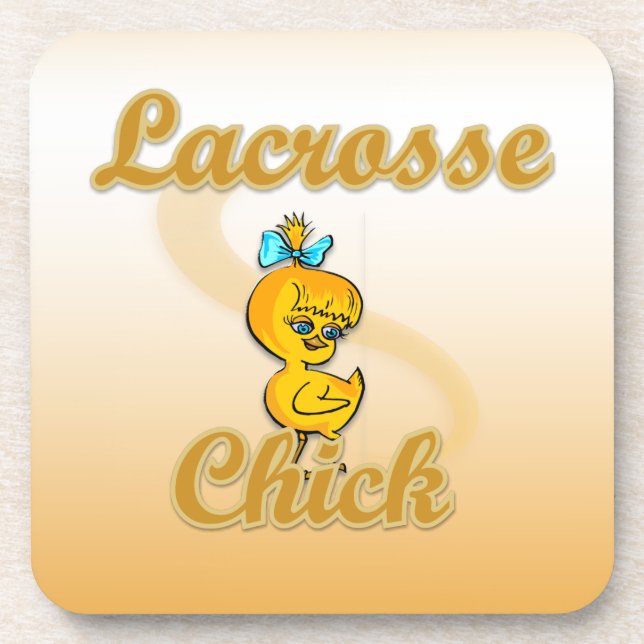Porta-copo Pintinho de Lacrosse (Frente)