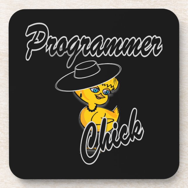 Porta-copo Pintinho do programador nº 4 (Frente)