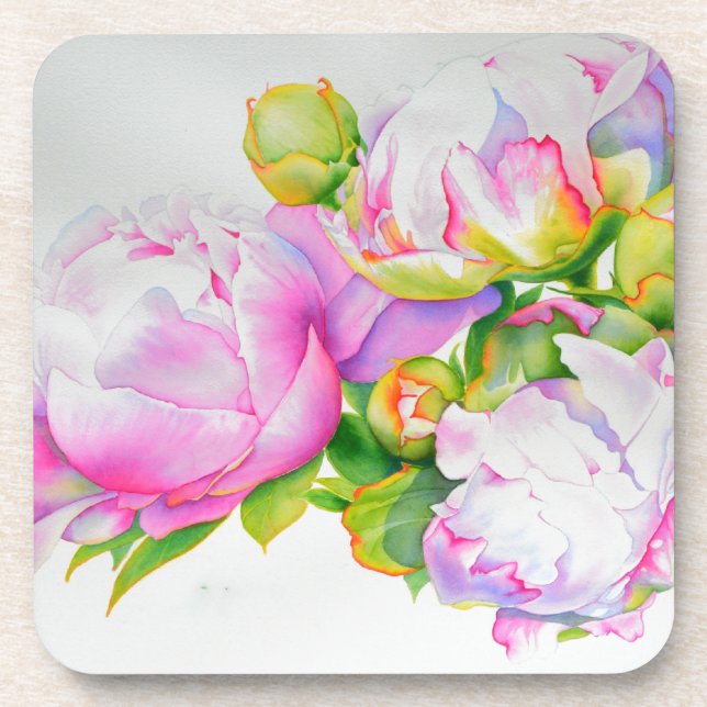 Porta-copo Pintor branco-rosa-esbelto-esbranquiçado (Frente)