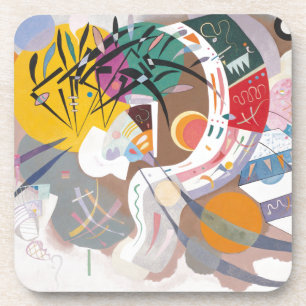 Porta-copo Pintura de Abstrato de curva dominante de Kandinsk