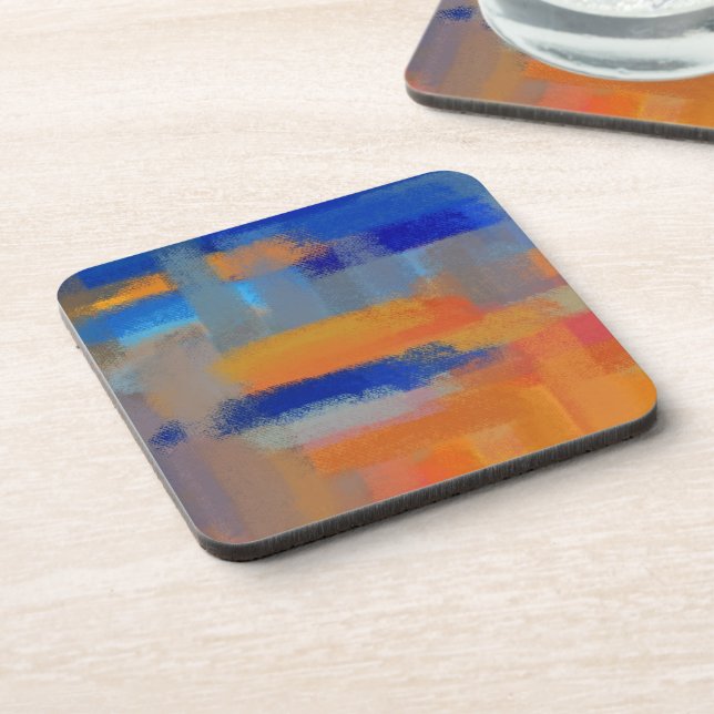 Porta-copo Pintura de Cores Abstratas (Left Side)