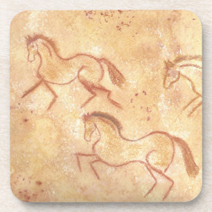 Porta-copo Pintura de Desenho Cavernas de Cavalos