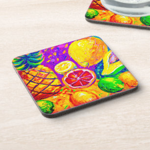 Porta-copo Pintura de Frutas. Comprar Agora