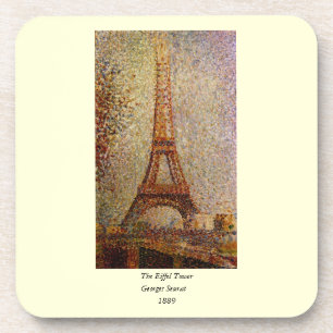 Porta-copo Pintura de Georges Seurat: A torre Eiffel (1889)