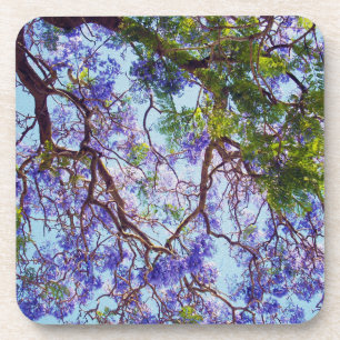 Porta-copo Pintura De Óleo De Árvore Roxo Jacaranda,