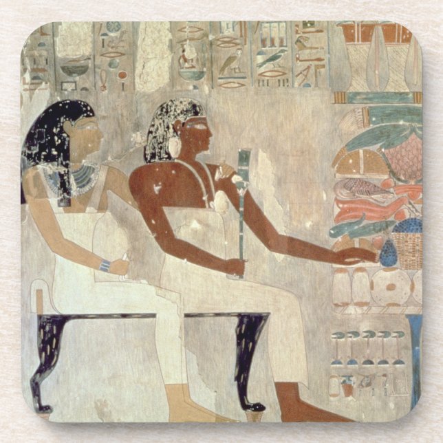 Porta-copo Pintura de parede do túmulo de Rekhmire, Thebes, d (Frente)