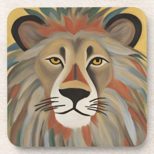 Porta-copo Pintura do leão